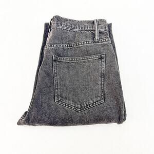 BDG Split Hem Flare Wide Leg Denim Jeans Charcoal Black Size 27